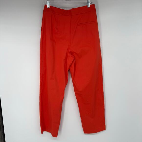 Women's Orange Straight Leg Pants - Picture 3 of 9